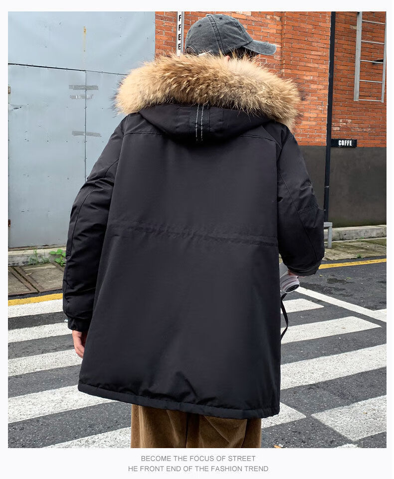 波士顿羽绒服男高档加肥加大男士服男冬季服男2022新款冬季男装外套男