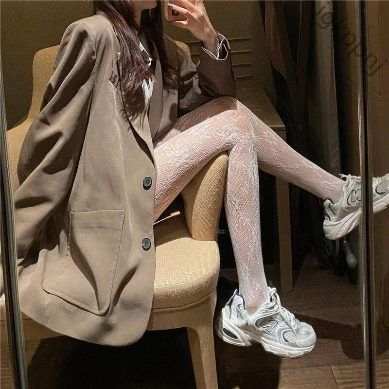 洛丽塔性感萝莉白黑丝女蕾丝网袜jk渔网袜黑色白色lolita连裤袜卜邻双