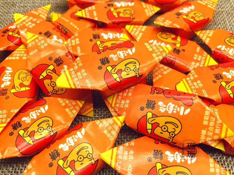 小淘气糖 童年经典怀旧零食 7080后硬糖果 糯米纸糖 老式喜糖 菠萝味