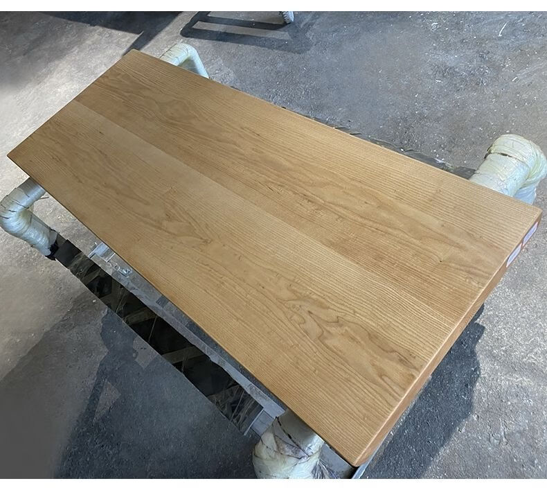 白蜡木板原木桌板桌面板餐桌板楼梯踏步板飘窗吧台面板实木板定制榆木