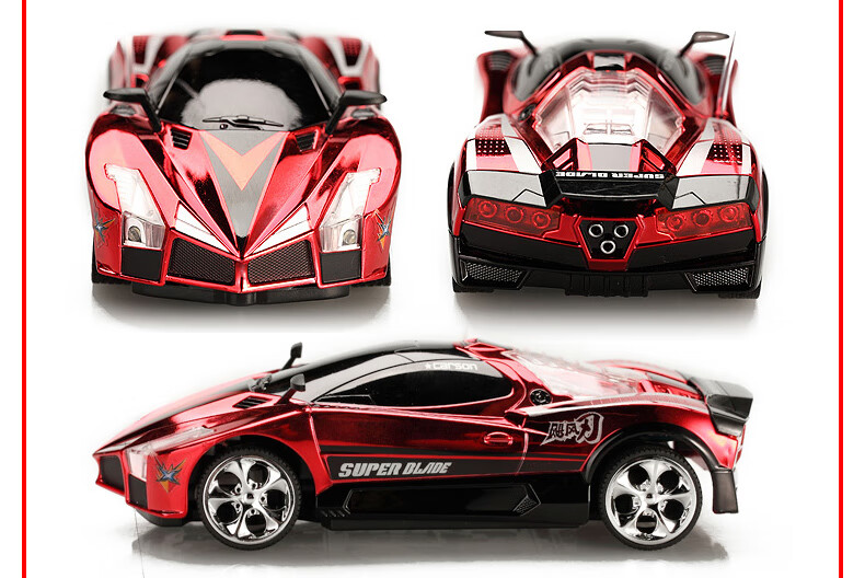 雷速登奥迪双钻遥控车玩具1比28竞技后驱赛车无线比赛跑车飓风刃两辆