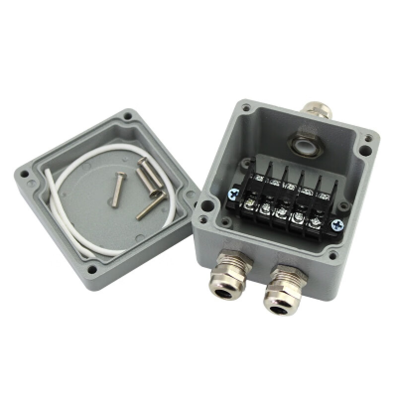 接线盒3通三通2通电机四通矿用电源防水带端子380v直通穿线盒 fa18 80