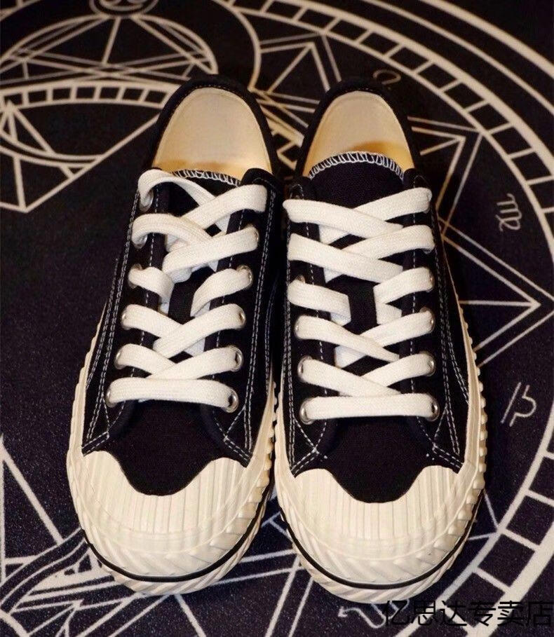 txs mlb ny女鞋经典饼干鞋ny标帆布鞋男鞋低帮鞋厚底增高休闲板鞋