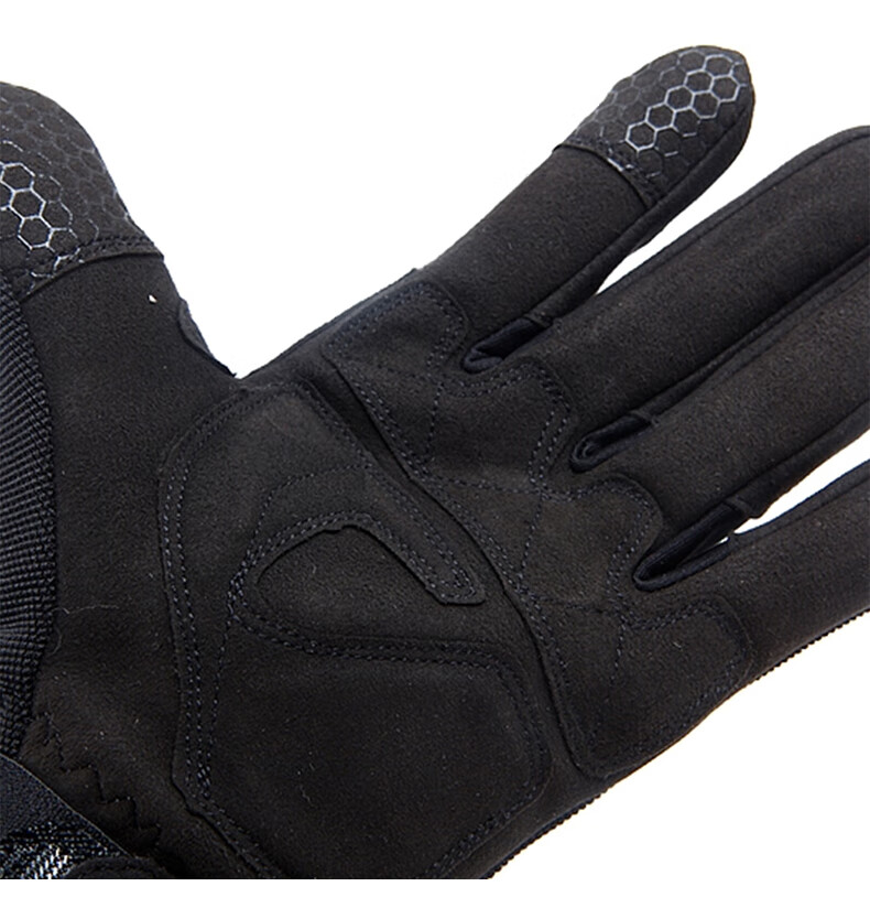 07a战术手套 全指训练手套 户外骑行锻炼耐磨手套中号 半指黑色 大号