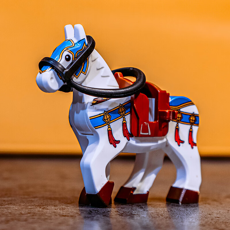 乐高lego三国演义三国小侠人仔积木刘备张飞关羽三国演义玩具赤兔马第