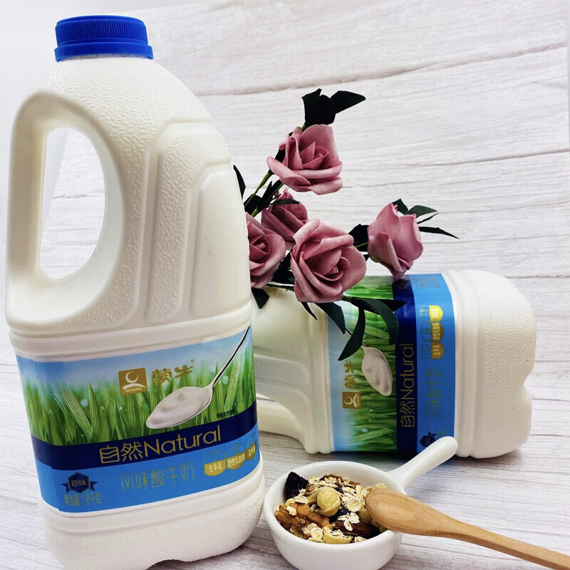 自然风味酸奶11kg水果捞用酸奶原味发酵乳大桶装酸牛奶原味1桶纸箱