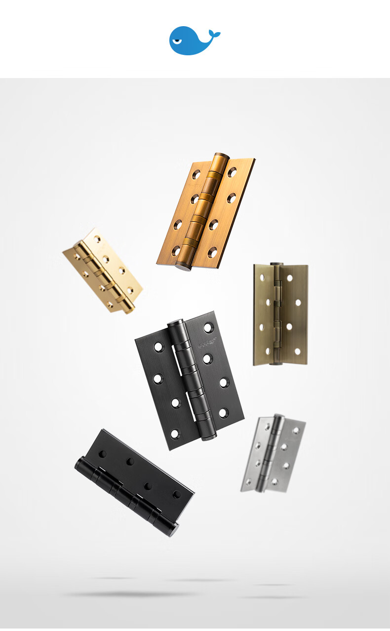 不锈钢房门合页铰链实木门合页4英寸平开合页单片orb黄古铜其它