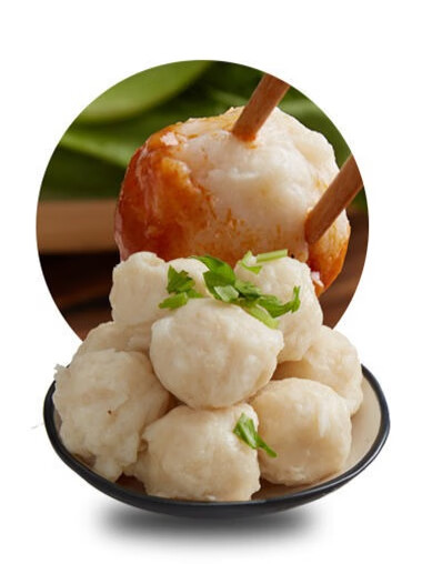 潮汕手打墨鱼丸 墨鱼丸潮汕风味新鲜墨斗丸汕头丸 深海墨鱼丸 1斤