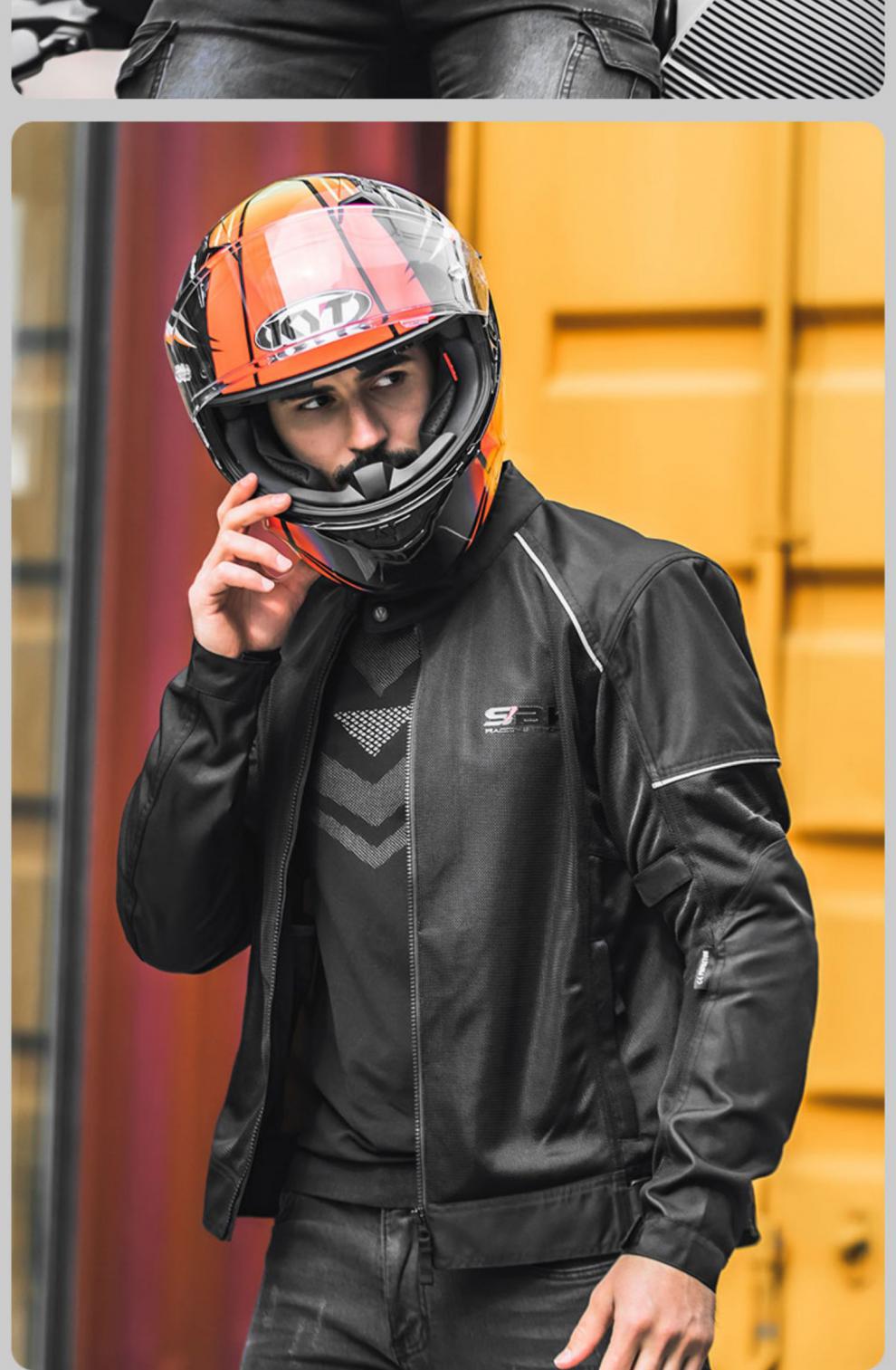 sbk夏季网眼骑行服m04黑色4xl