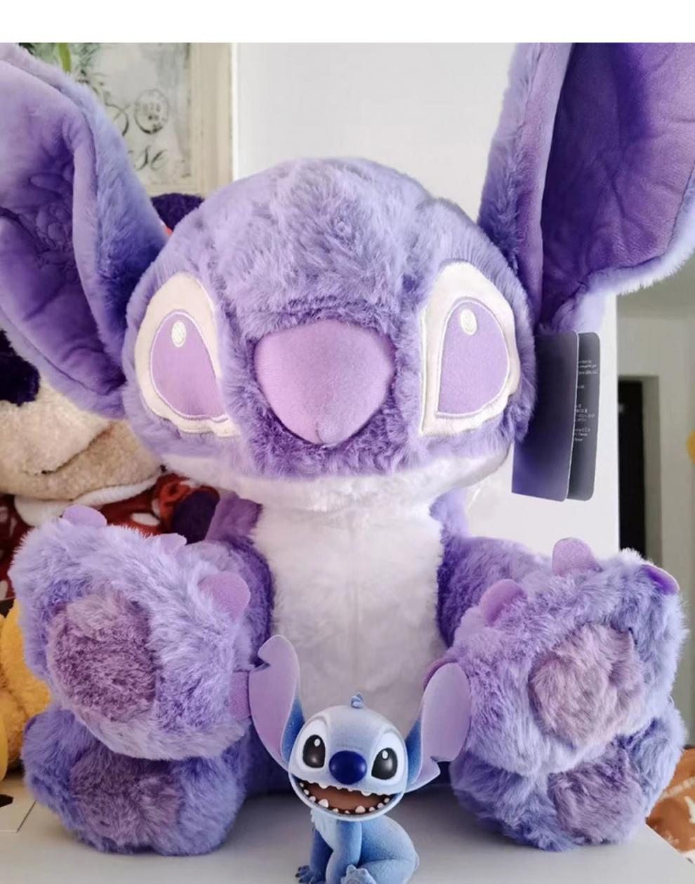 史迪仔公仔紫色 香芋紫色的史迪仔玩偶史迪奇星际可爱公仔抱枕毛绒