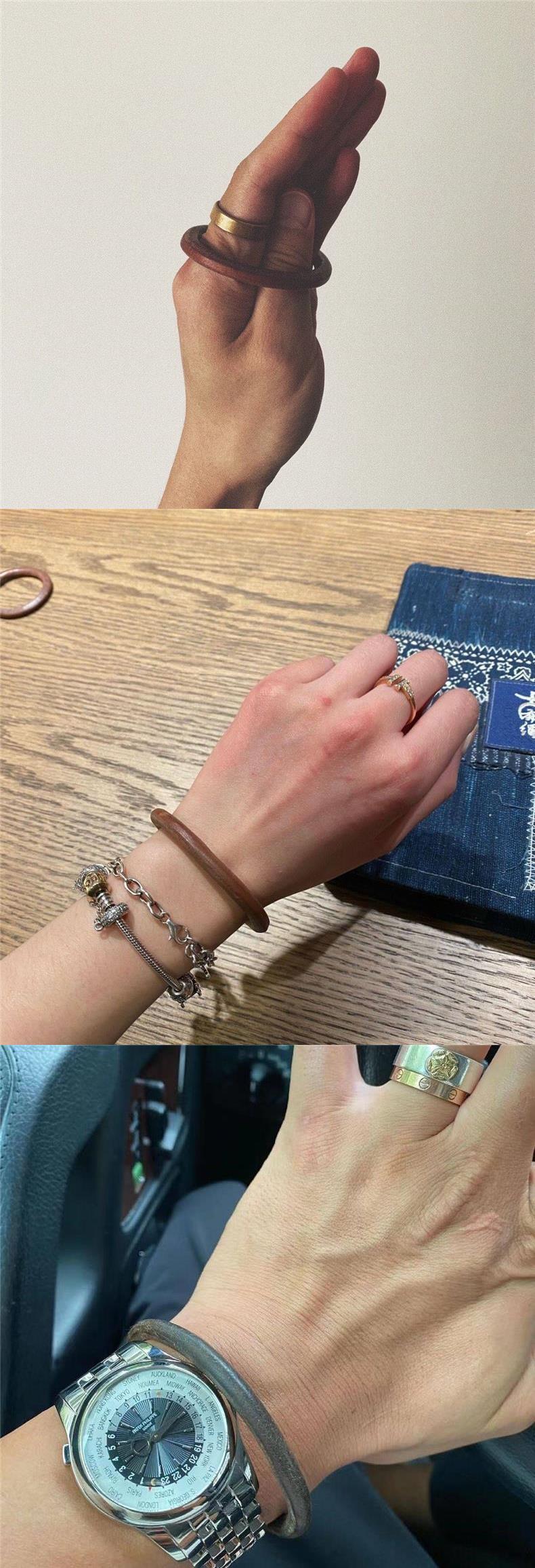 矢向 高桥吾郎一生之环goros一生之环手镯高桥吾郎情侣goros铜扣皮环