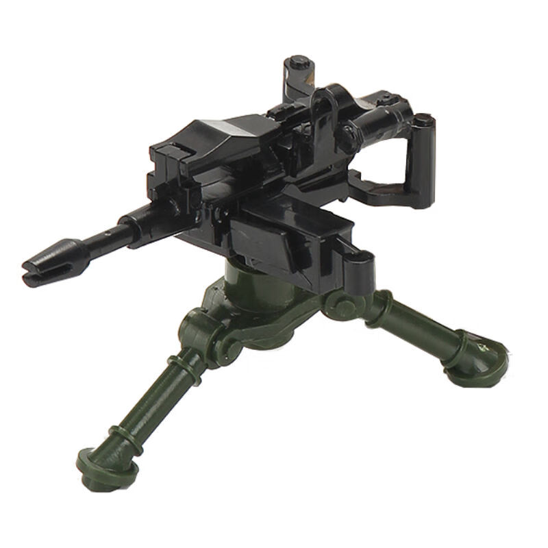 迫击炮积木高射炮火箭炮筒拼装军事机枪2战模型孩子礼物玩具m252式