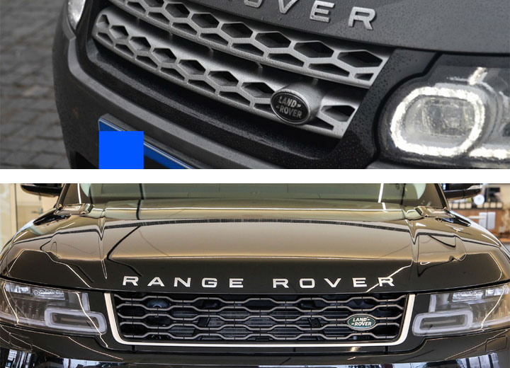 路虎车标rangerover机头盖字母标极光揽胜运动行政版后尾厢车标品质