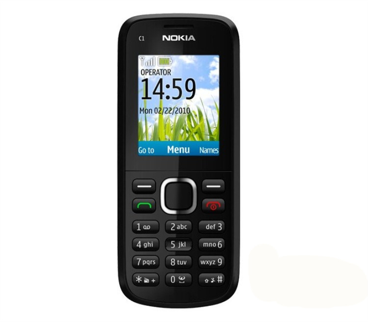 定制诺基亚c102按键大字体超长待机儿童工厂学生戒网黑色移动版128mb