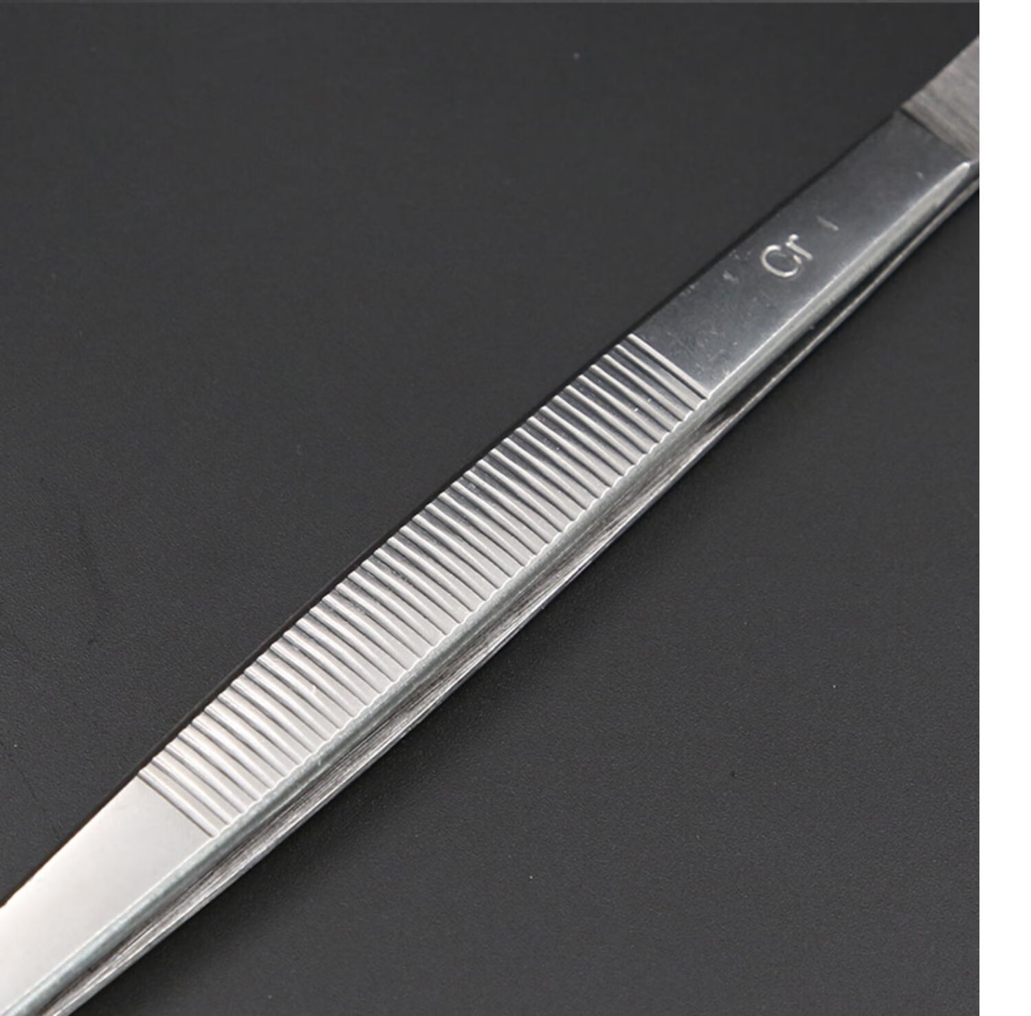 不锈钢加厚加长水草镊子尖头弯头直头手工维修工具大捏子圆头夹子直头