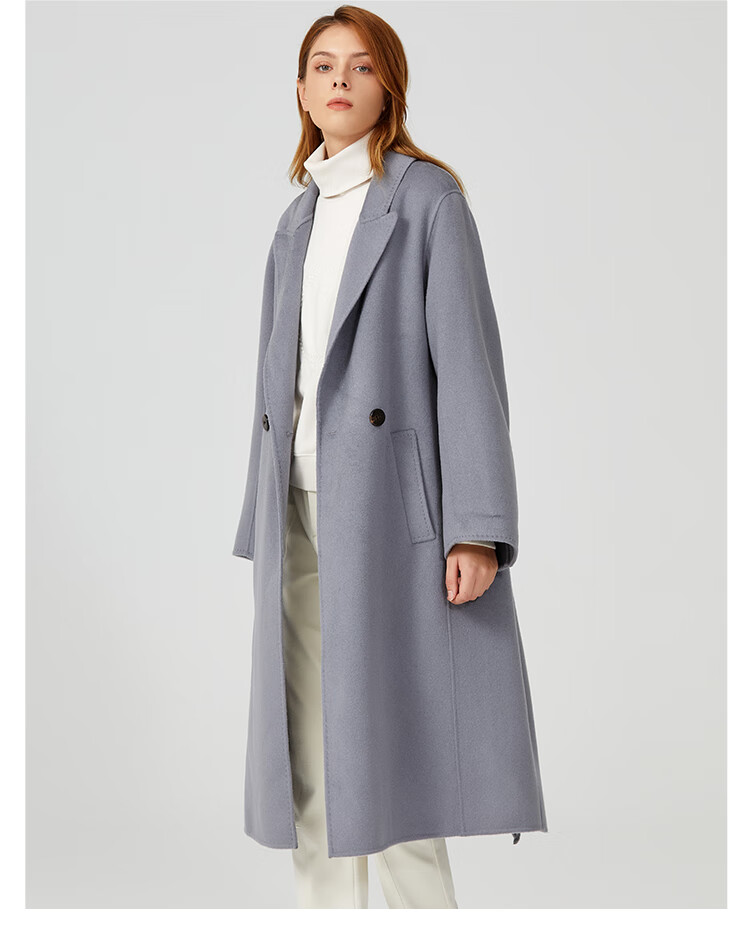 marcopolo奢品服装2021年冬新款女装复古气质收腰系带