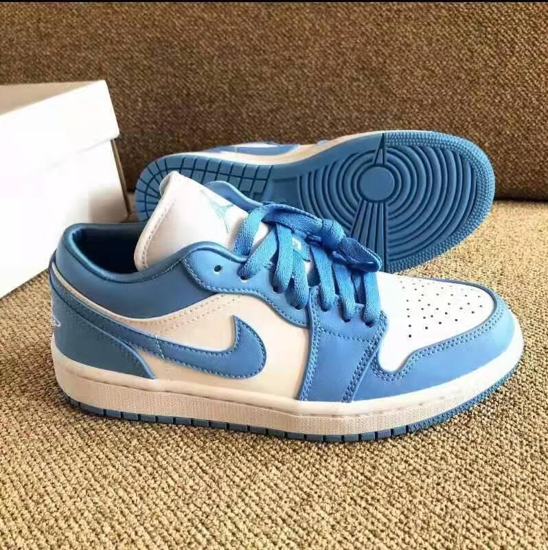 aj鞋大学蓝 低帮篮球鞋 款 运动鞋 邓紫棋同款 白蓝 36【图片 价格