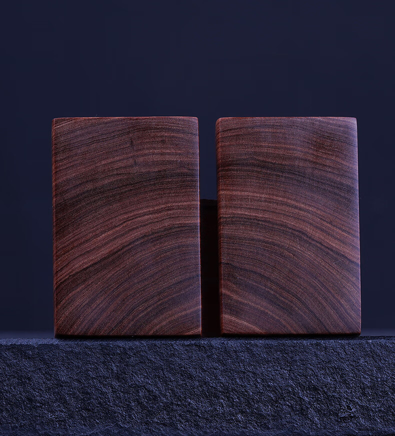 秋痕 印度迈索尔老山檀香无事牌虎皮纹黑肉沉水级檀香木平安牌吊坠