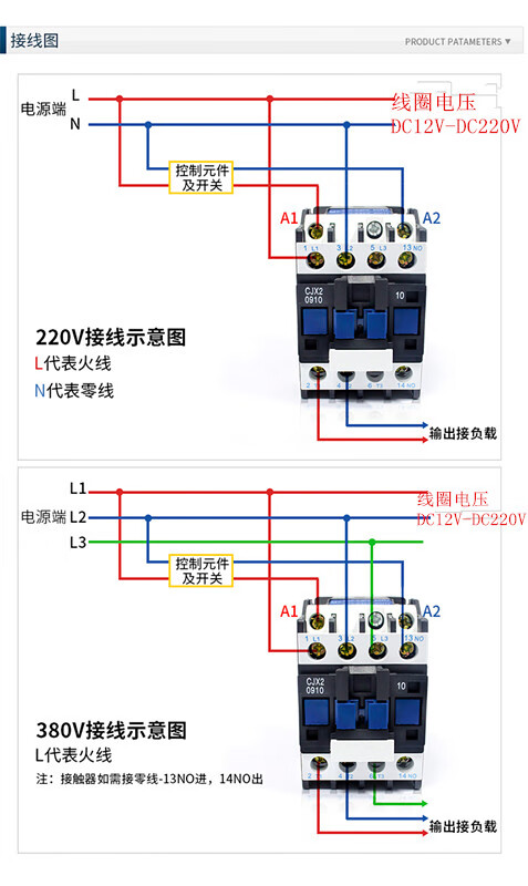 直流接触器cjx23210z40115011651180119511dc12v24v36银点dc220vcjx2