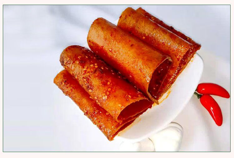 延城豆皮香辣豆皮豆干豆制品零食长短豆皮延吉小菜延边特产小吃 长