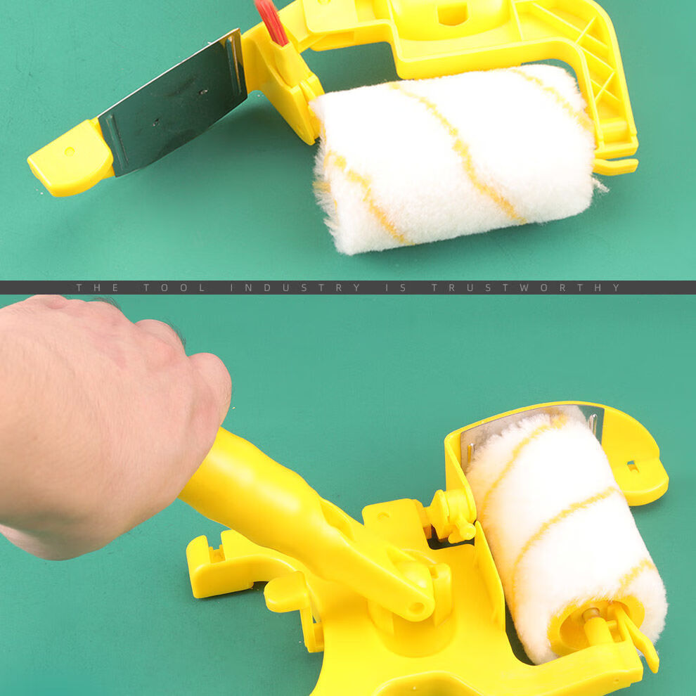 派诺特油漆分色神器免贴美纹纸修边乳胶漆阴角分色滚筒刷小型收边工具