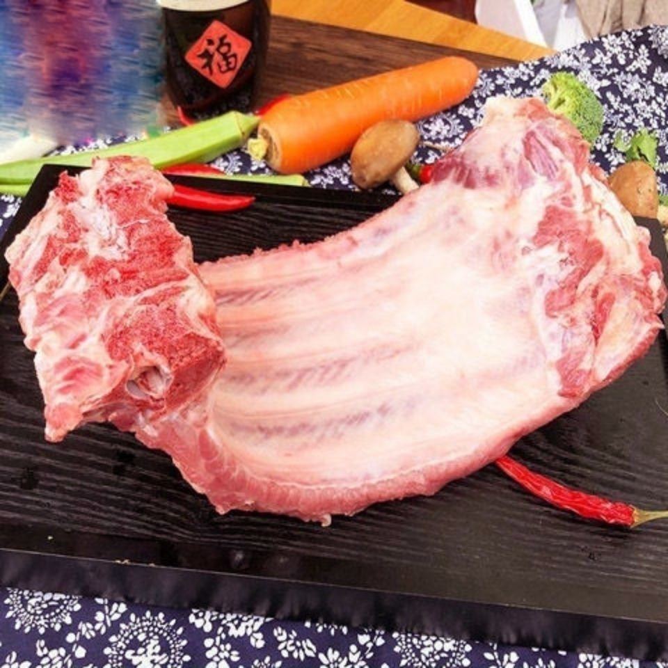 新鲜排骨多肉猪排骨整条排骨小排切段排新鲜冷冻批发 新鲜多肉猪排骨