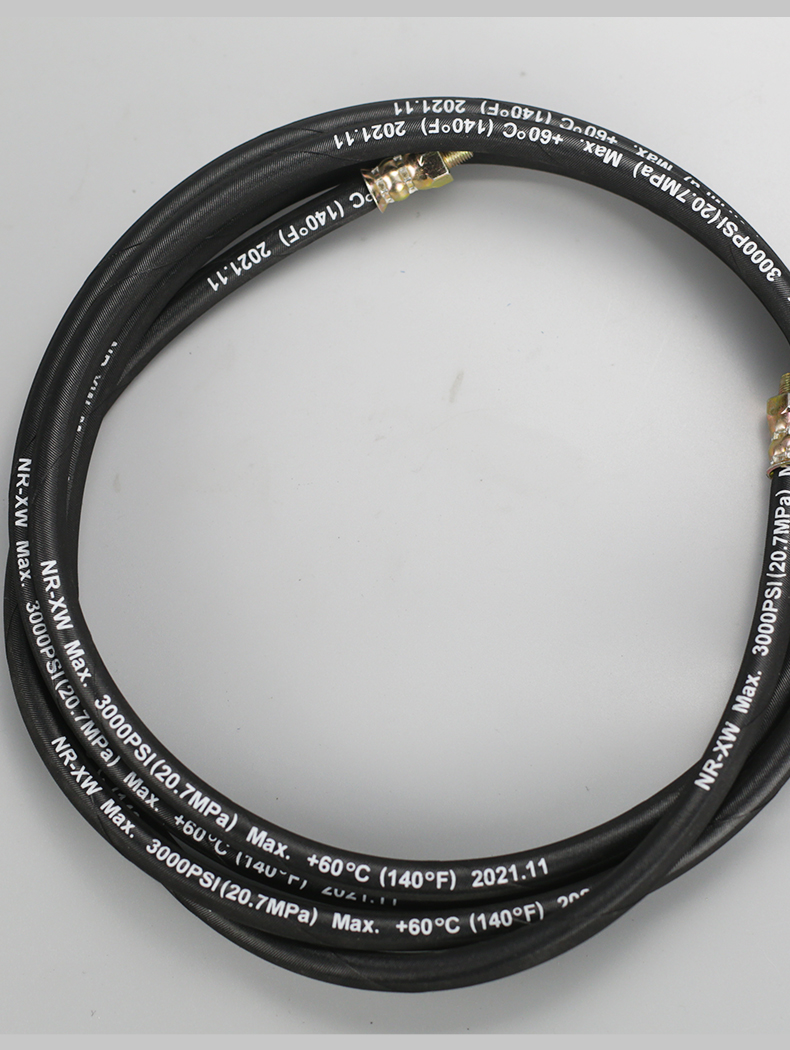 黄油枪软管手动气动耐高压钢丝油管注油枪配件注油管加长lsk 30cm钢丝