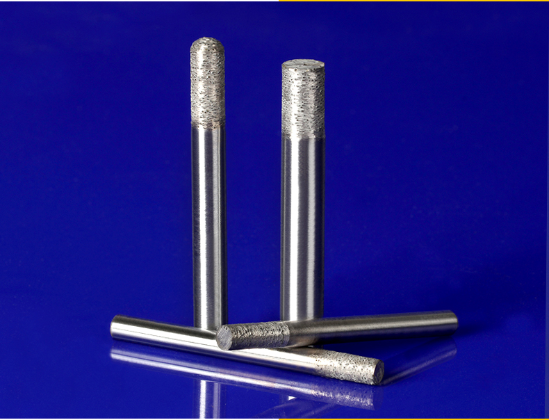 石材雕刻刀大理石花岗石雕刻刀球头浮雕镂空平底开槽烧结刀fq1020总长