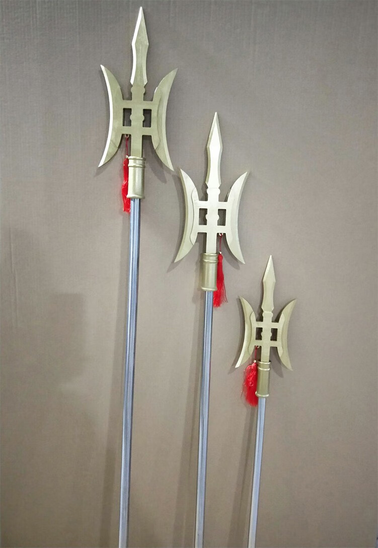 霓梦琳 方天画戟武术玩具三国武将吕布古代道具影视舞台古装拍摄儿童