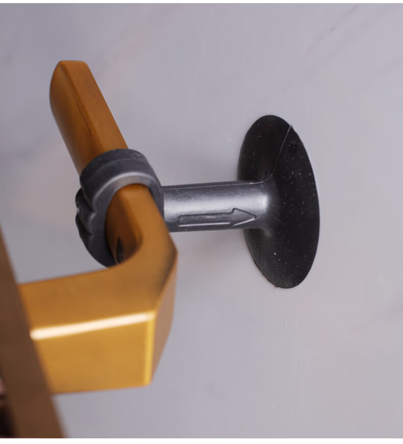 新款门吸硅胶免打孔门把手防撞垫门后吸盘卫生间门碰门档灰色黑色筱敏