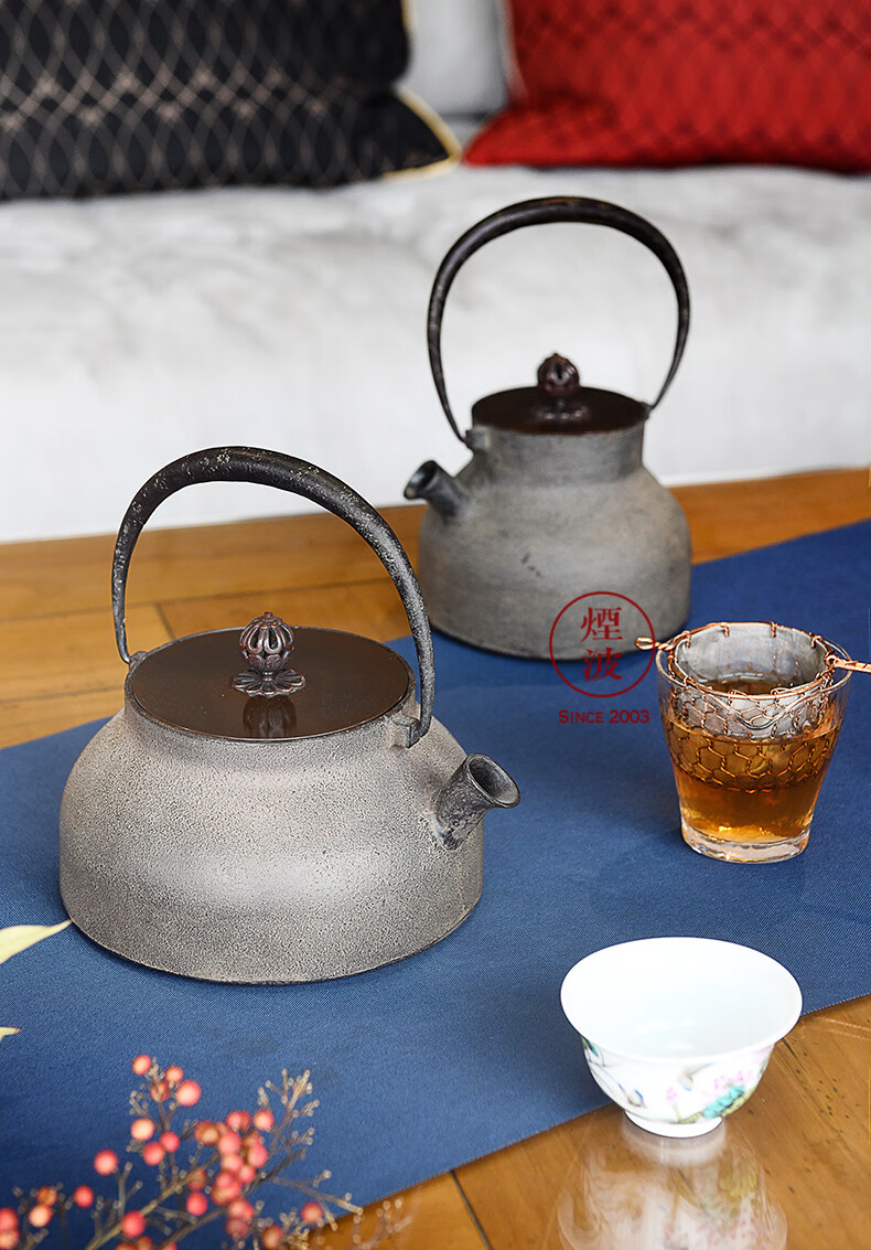 日本 黑川雅之 irony 清光堂 合作款 type-a 唐金盖 铁瓶 铁壶