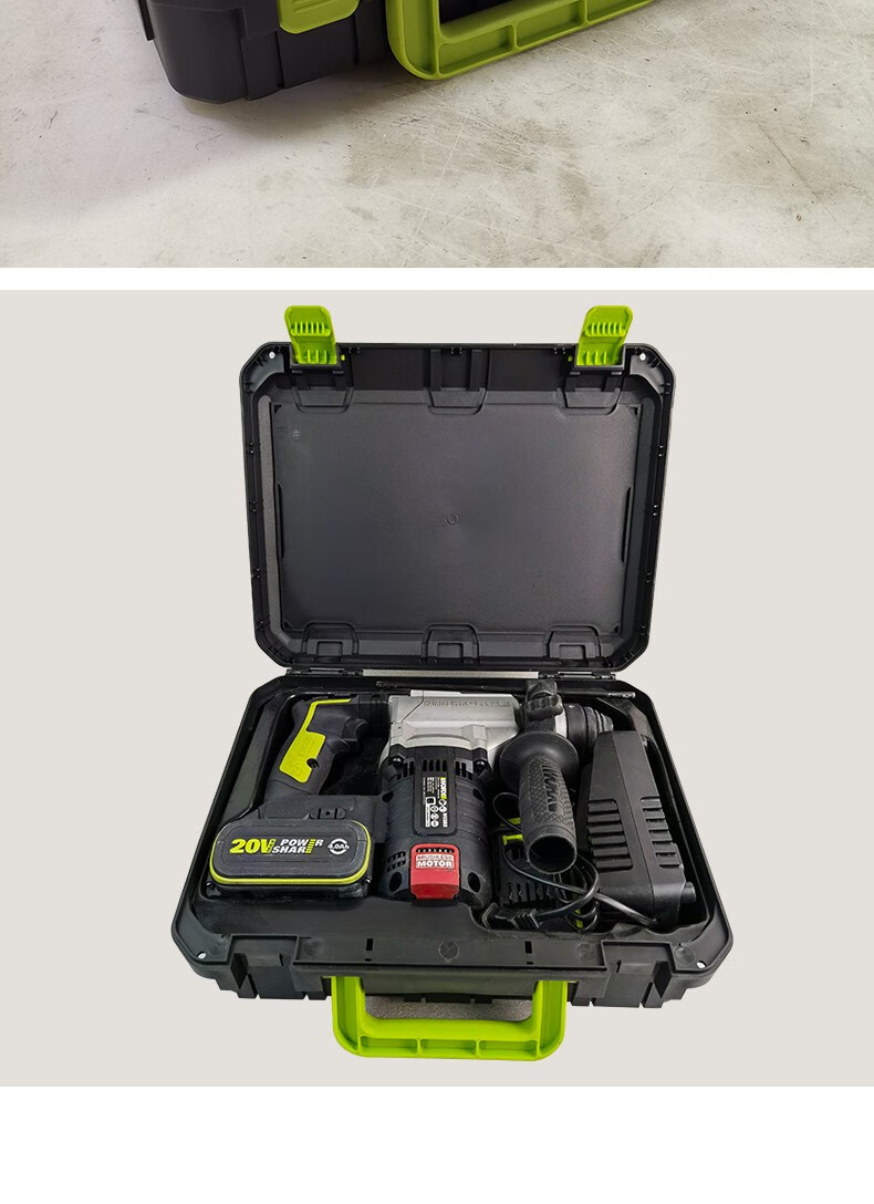 威克士worx工具箱wu388电锤塑箱电动扳手电钻角磨万用宝工具箱组合