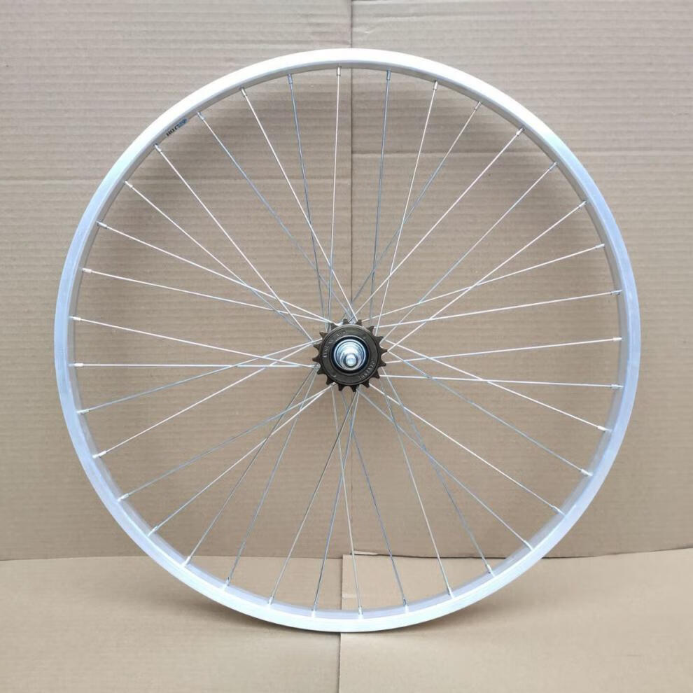 自行车轮毂车圈20寸22寸24寸26寸铝合金单速变速车圈轮组全套通用