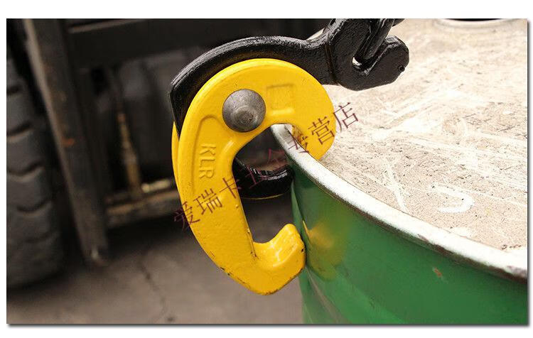 定制适用油桶起重钳吊钩链条夹具油桶吊钳叉车铁桶夹子钩桶夹油桶夹