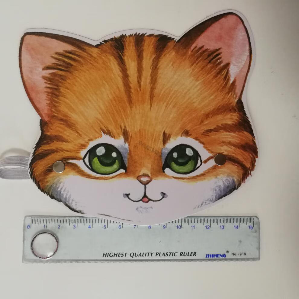 小猴子头饰猴子比尾巴动物头饰 小学生语文课本教具图片 幼儿园儿童