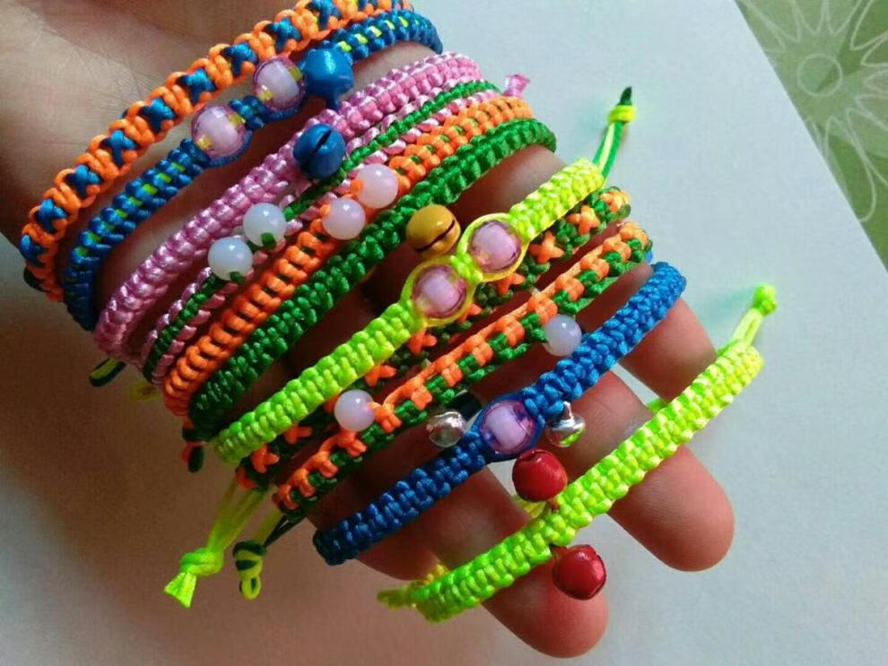 手链饰品红绳线材各种挂件手工材料挂绳戒指编织手链绳红色5号线10米