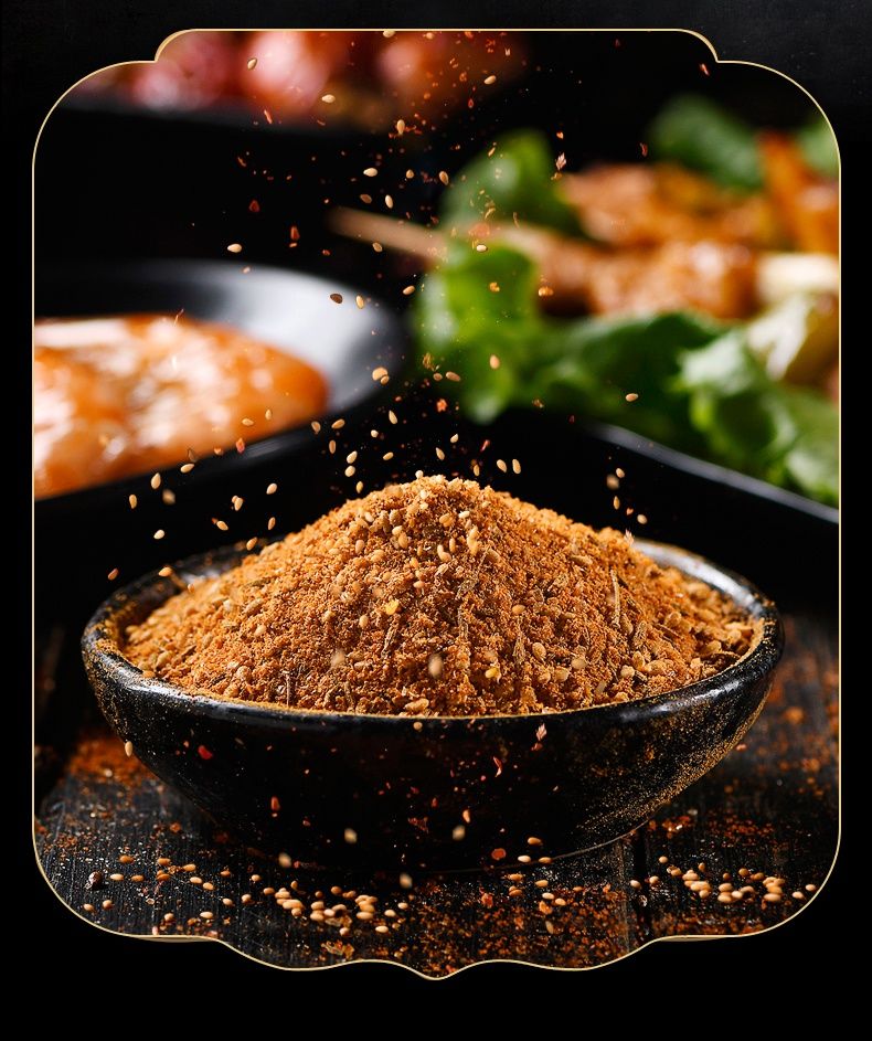 句号代言东北风味烧烤料串料撒料大袋30g装大袋30g8包8包中微辣