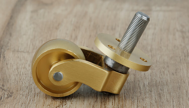 纯铜超重型家具脚轮电脑办公椅沙发钢琴三寸万向轮轱辘滑轮子滚轮军