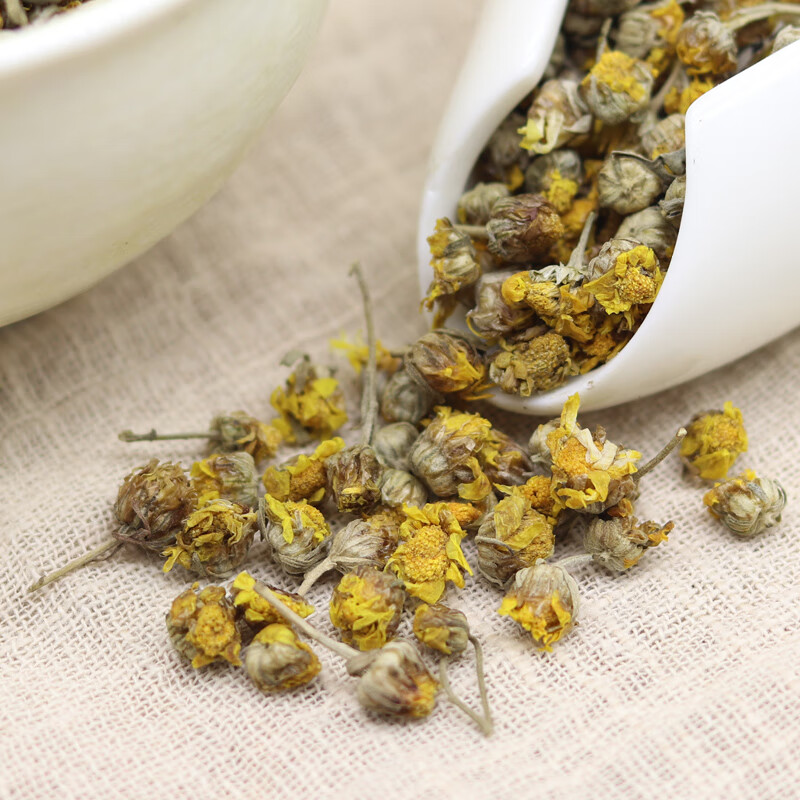 北京同仁堂黄山野菊花菊花菊花茶小黄米胎菊农家花草茶填充枕头500g