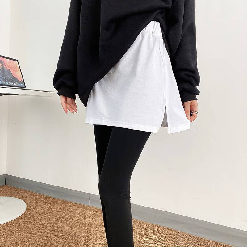 浪莎小屁帘裙打底神器冬穿搭遮屁股裙叠穿内搭假下摆下摆秋冬季搭配