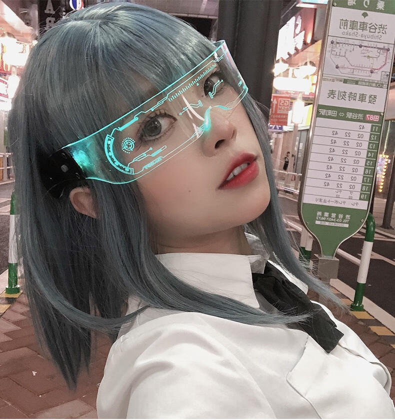 怪盗基德眼镜柯南发光眼镜名侦探柯南的追踪眼镜柯q南同款眼镜中二