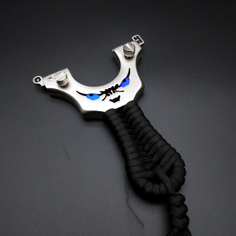 驴霸高精度威力大弹弓不锈钢高精度大全扁皮弹弓快压光纤瞄免绑