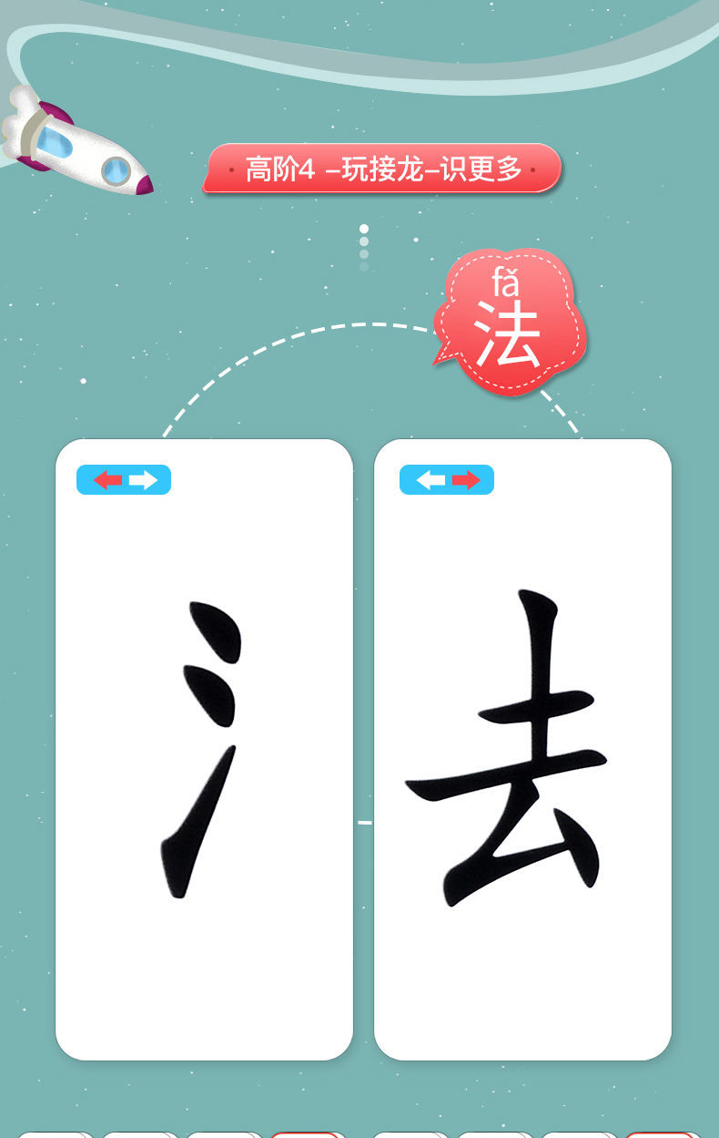 拼字组合卡片全套认字卡 魔法汉字卡牌240张-全新升级防摔盒【图片
