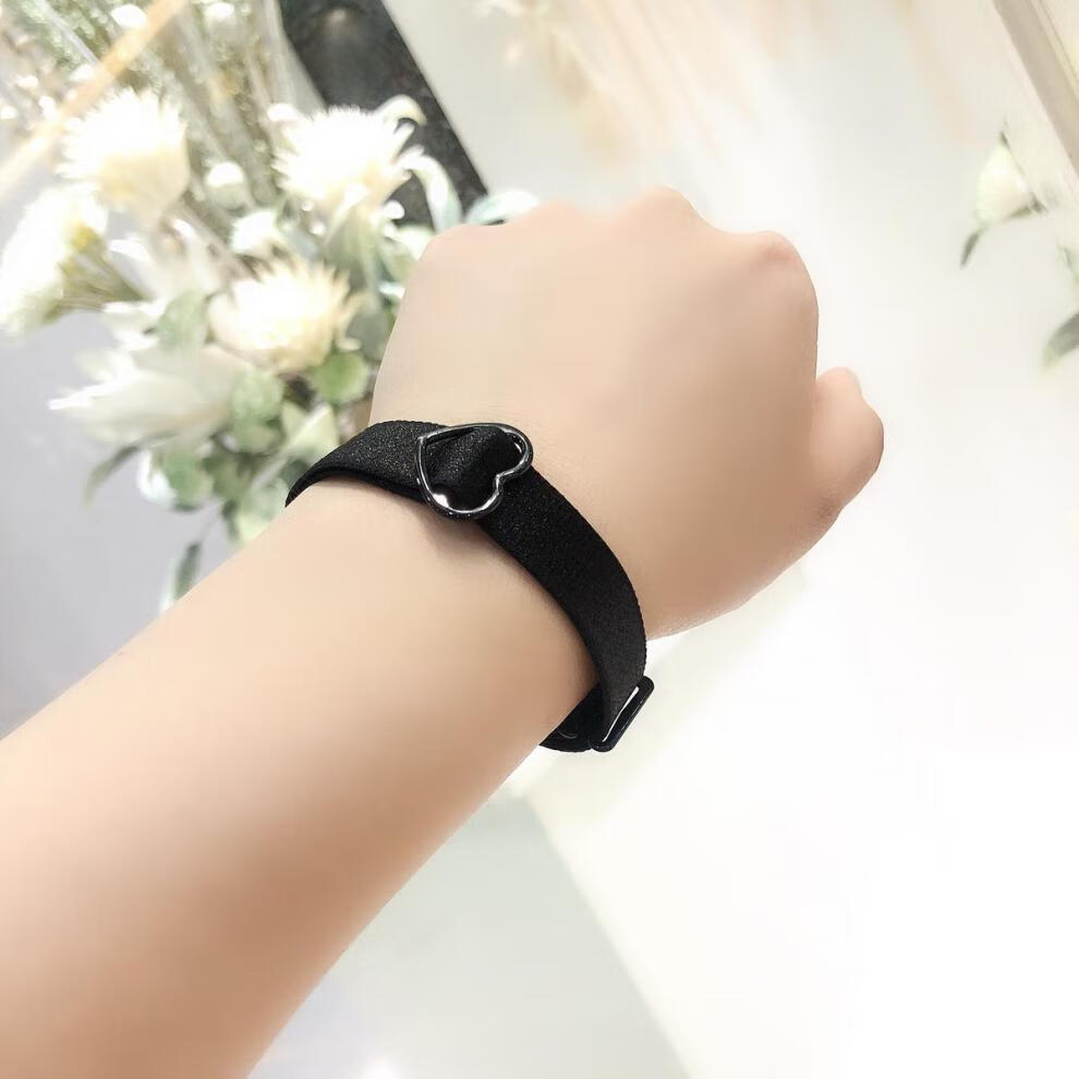 肩带手环小祖宗肩带手链朋友抖音手绳文胸带子小皮套情侣蓝色爱心闺蜜