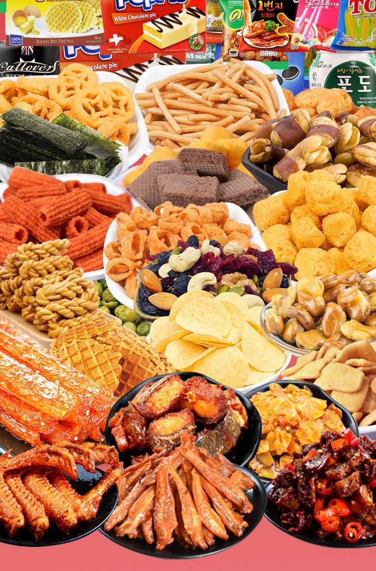 网红猪饲料零食一整箱送女友七夕礼物儿童休闲小吃混装批发 巨型猪