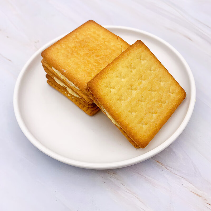 咸芝士夹心饼干点心奶酪味小包装咸香酥脆盒装 2斤芝士饼干【图片