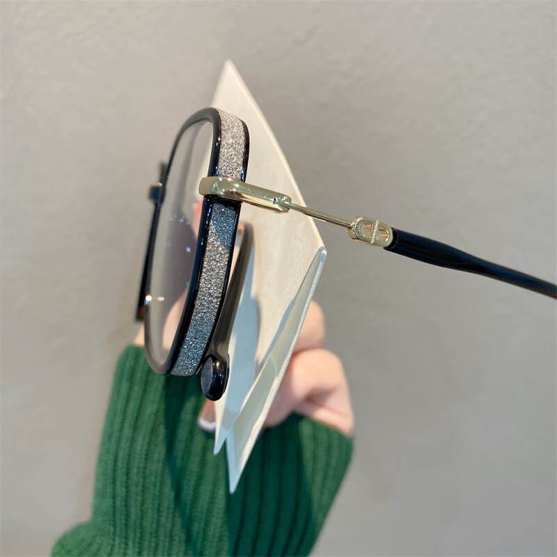 歌沙美56框韩版星空bling眼镜可配变色素颜防蓝光女款时尚镜框抖音