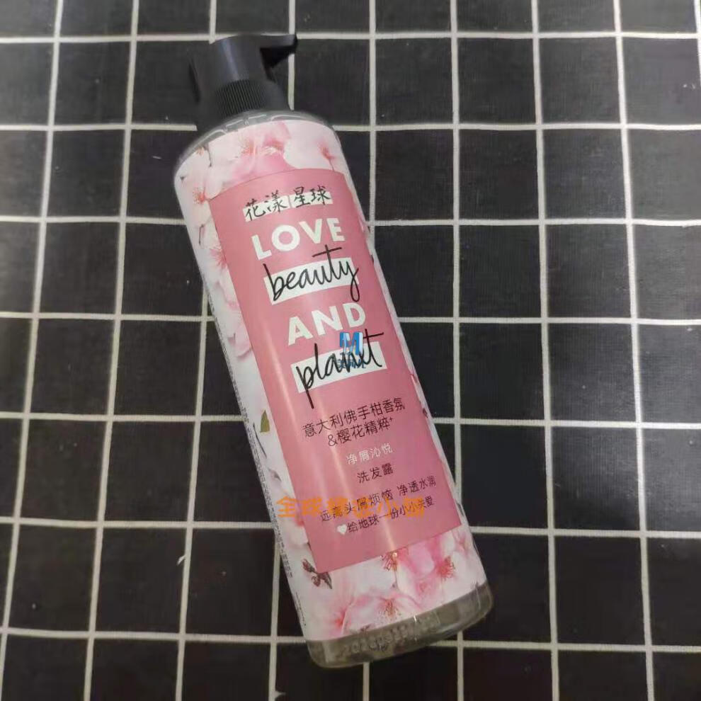 花漾星球洗发水花漾星球樱花香氛洗发水露500ml无硅油改善毛躁去头屑