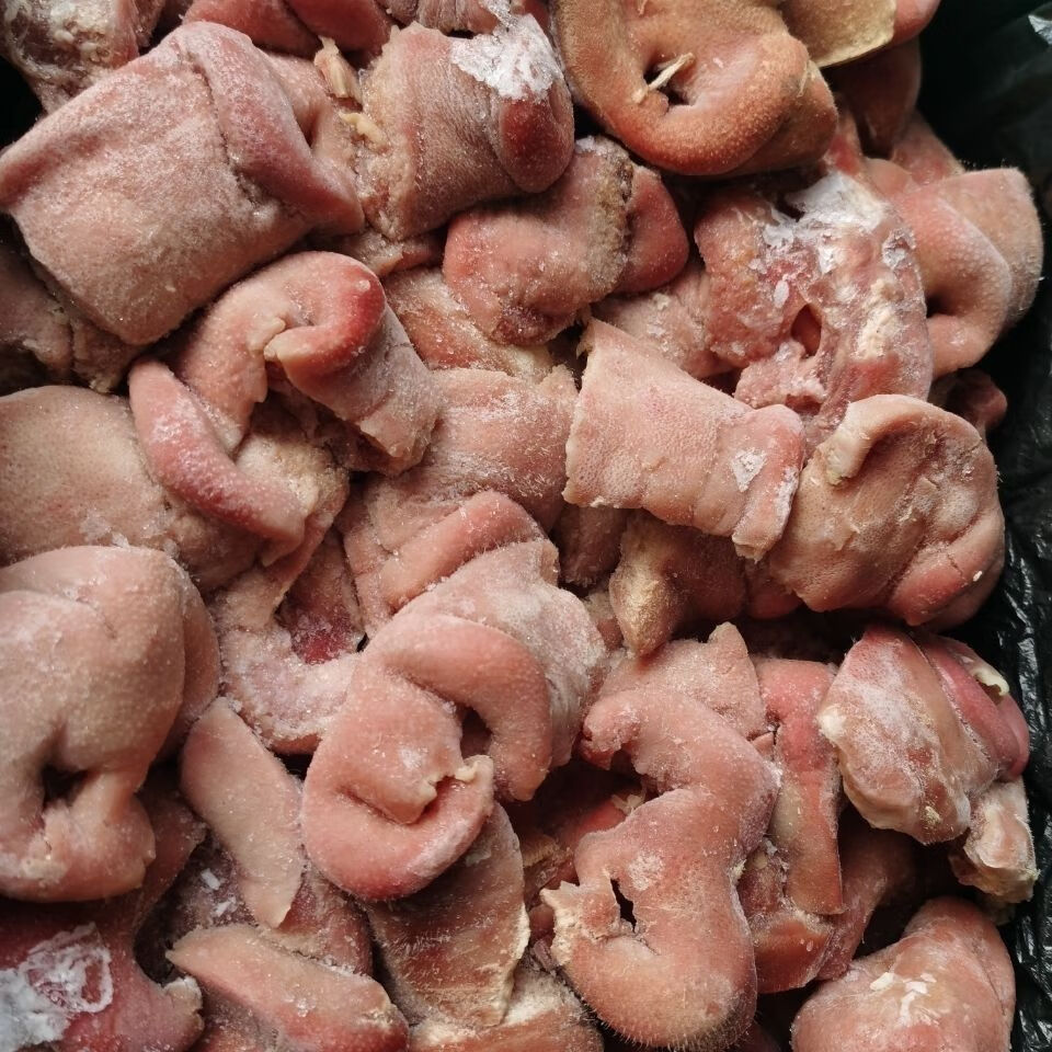 新鲜速冻无骨猪拱嘴5斤猪鼻子猪肉猪嘴干净无毛大小均匀冷冻猪鼻2斤无