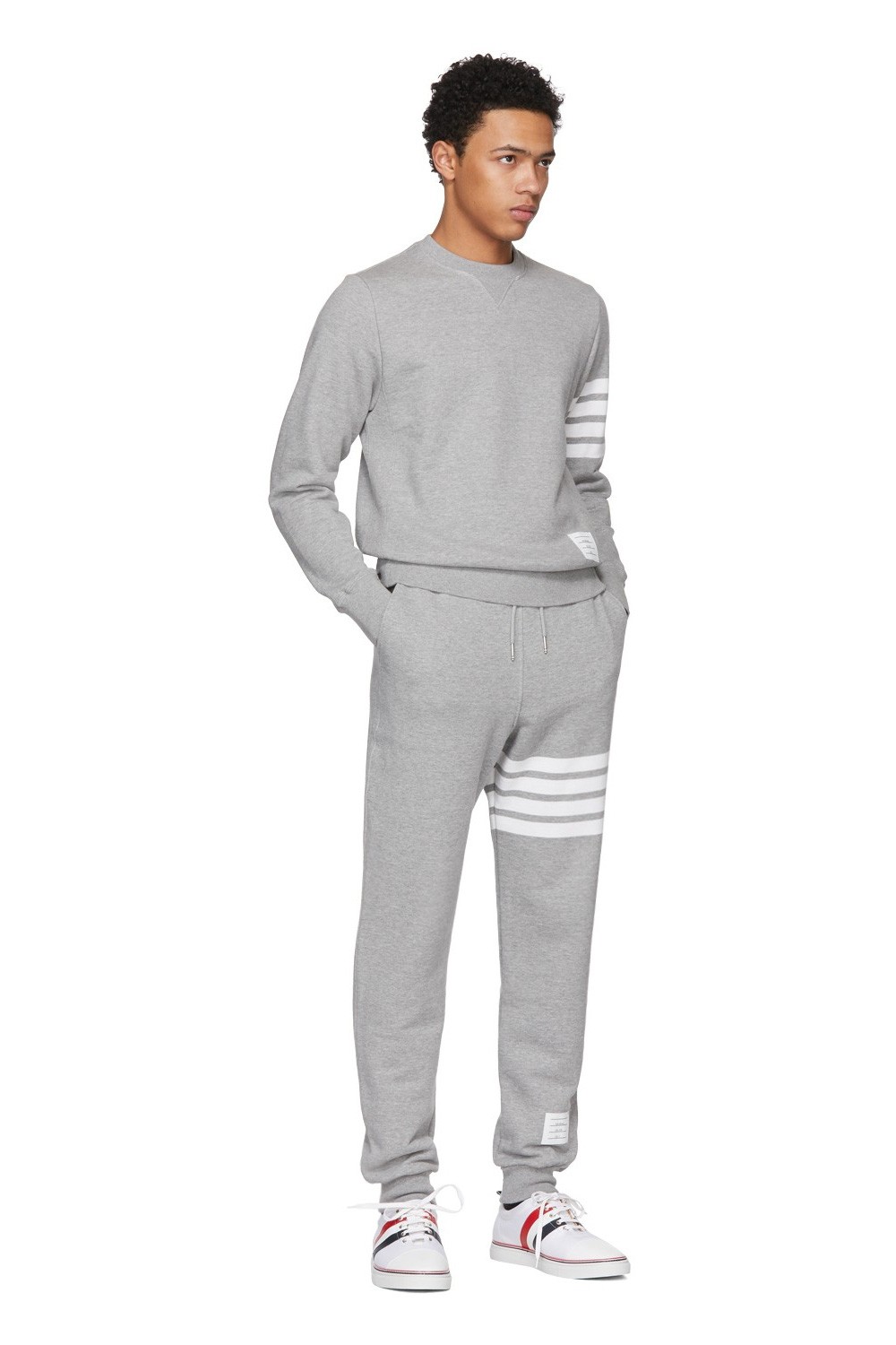 thombrowne汤姆布朗男装新款4条纹tb男士休闲裤卫裤mjq008h00535461深